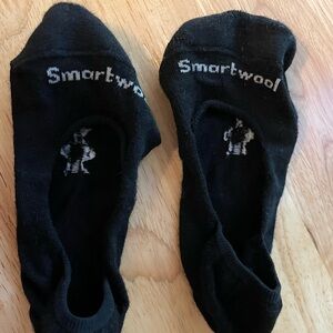 Smartwool Women No Show Merino Wool Socks. size Medium, black